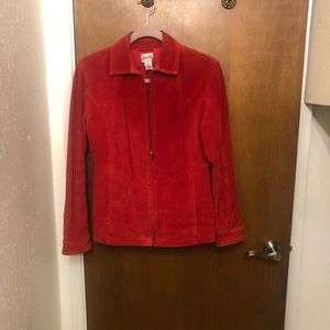 Chico’s suede leather jacket